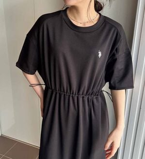 RANAN（ラナン）の「＜U.S.POLO ASSN.＞ドロストデザインワンピース（その他ワンピース）」｜詳細画像