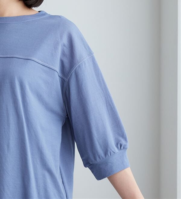 BELLUNA（ベルーナ）の「配色ステッチデザインプルオーバー（カットソー）」｜詳細画像