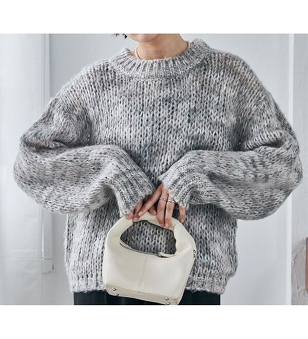 RANAN（ラナン）の「ミックスカラーシャギーニット（ニット・セーター）」｜詳細画像