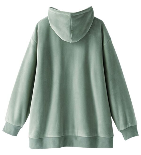 BELLUNA（ベルーナ）の「【快適Ｌａｂ．】リッチベロア素材裏ボアパーカー（パーカー）」｜詳細画像