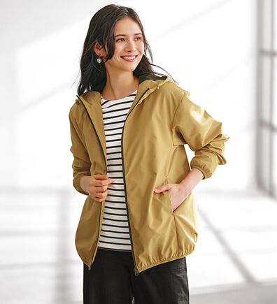 BELLUNA（ベルーナ）の「花粉対策！防風×はっ水パーカー（ブルゾン）」