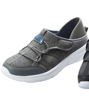 「ケイパ　サッと履けるシューズ（メンズスリッポン）」｜2WAYグレー