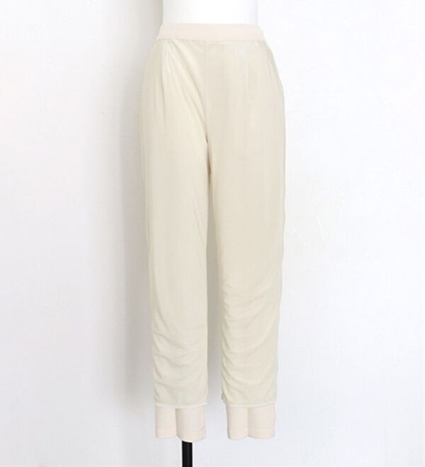 Pierrot（ピエロ）の「【選べる丈】高見えゆるテーパードパンツ（フルレングスパンツ）」｜詳細画像