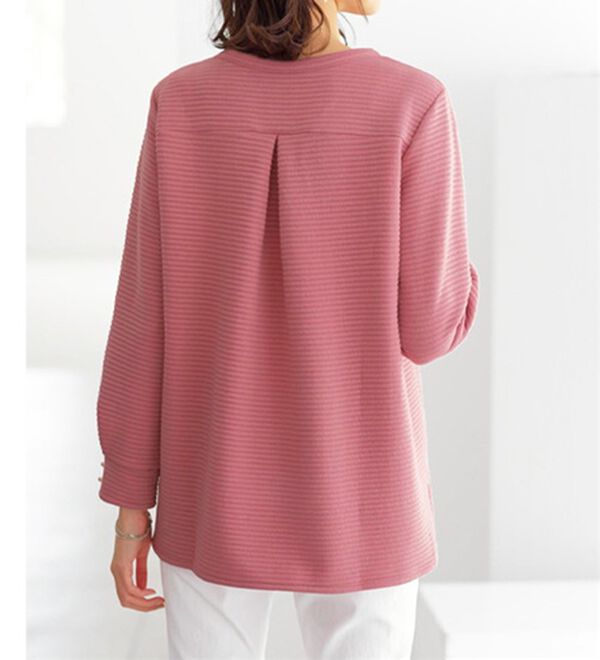 BELLUNA（ベルーナ）の「パール使いふくれジャカードプルオーバー（カットソー）」｜詳細画像