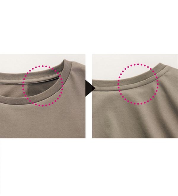 BELLUNA（ベルーナ）の「シュッと体型カバー！コクーンTシャツ（カットソー）」｜詳細画像