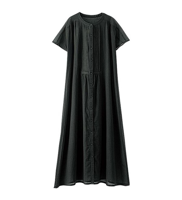 BELLUNA（ベルーナ）の「綿１００％ピンタックデザインワンピース（その他ワンピース）」｜詳細画像