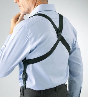 「「カチッ」と瞬間着脱！さびない日本製サスペンダー（メンズベルト）」｜詳細画像