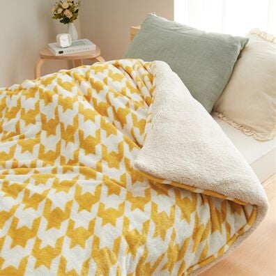 iellio（イエリオ）の「もこもこボアとフランネルの毛布にもなるあったか布団カバー＜フランネル・北欧調・肌ざわり＞（掛布団カバー）」