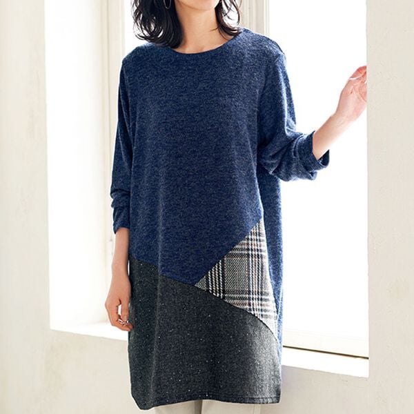 BELLUNA（ベルーナ）の「切替デザインゆったりチュニック（チュニック）」｜詳細画像