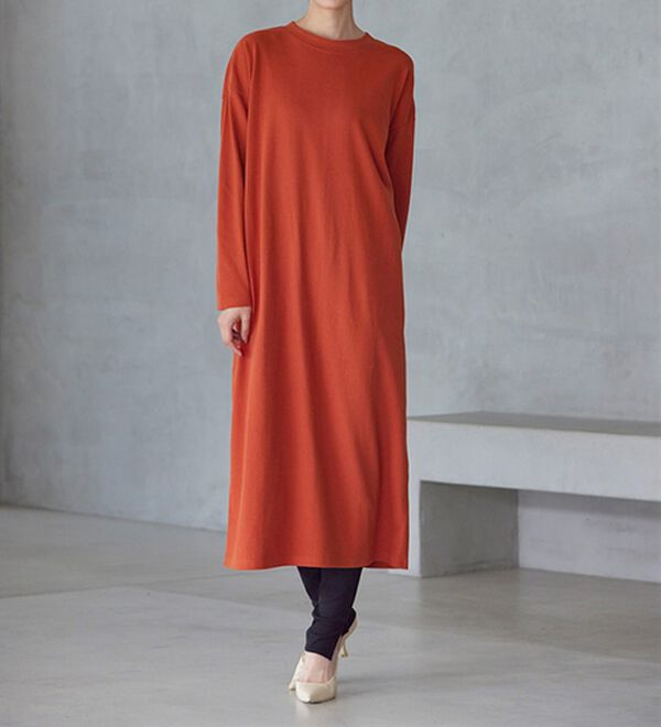 RANAN（ラナン）の「【レギンス付】＜ＢＣ＞綿１００％オーバーシルエットワンピース（その他ワンピース）」｜詳細画像