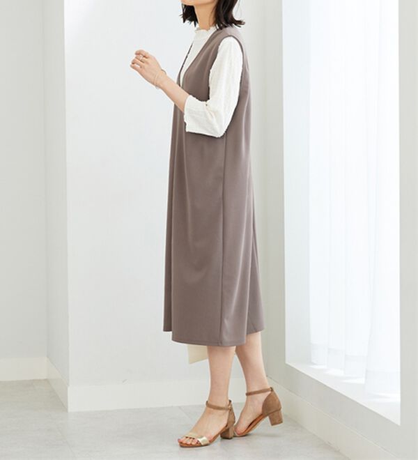 BELLUNA（ベルーナ）の「【2点セット】ジャカードプルオーバー＆ジャンスカセット（アンサンブル）」｜詳細画像