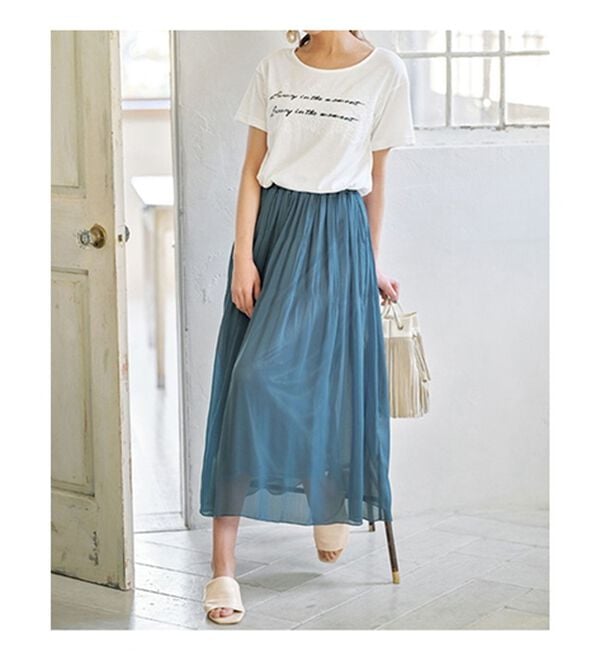 GeeRA（ジーラ）の「レディシルエットデザインＴシャツ（Tシャツ）」｜詳細画像