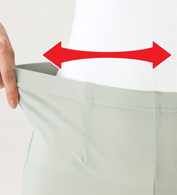 ルフラン（ルフラン）の「日本製すっきりチュニックパンツ（フルレングスパンツ）」｜詳細画像