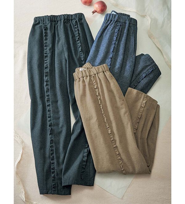 ルフラン（ルフラン）の「＜ｆｕ－ｕ＞ゆるフリルデザインパンツ（その他パンツ）」｜詳細画像