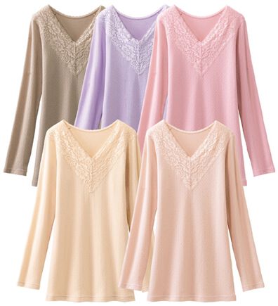 「【５色組】汗取りラグランインナー８分袖（肌着・インナーウェア）」