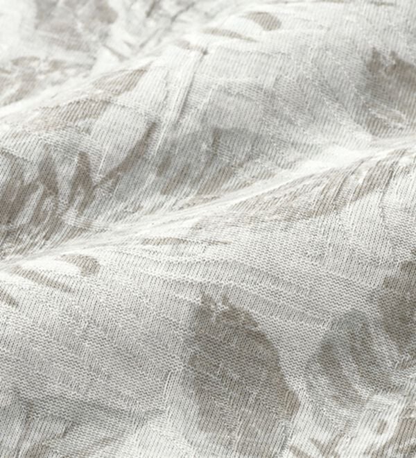 「【２枚組】ボタニカル柄ジャカードＴシャツ（メンズＴシャツ）」｜詳細画像