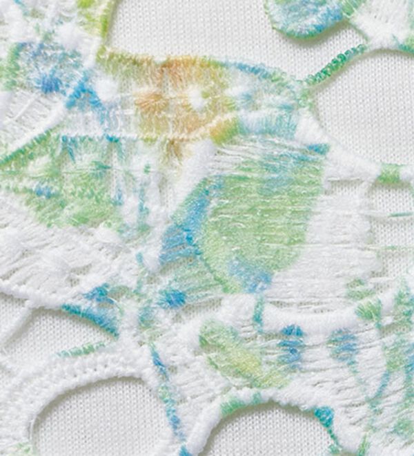 BELLUNA（ベルーナ）の「着映える花柄レースカーデアンサンブル（アンサンブル）」｜詳細画像