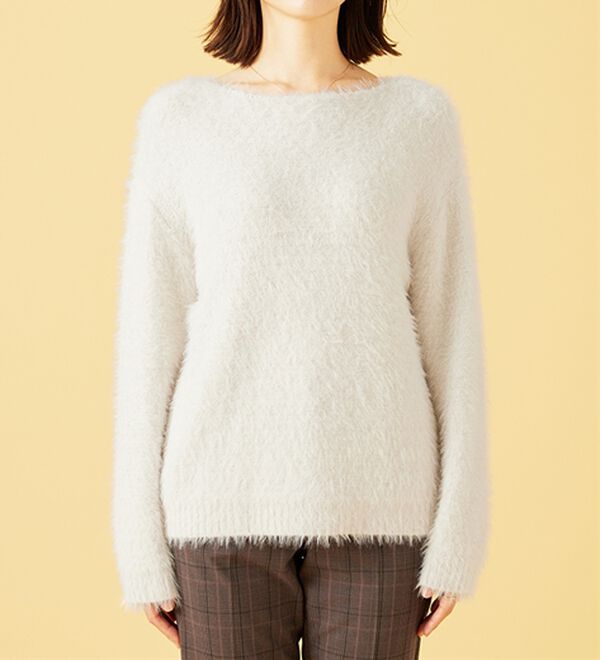 BELLUNA（ベルーナ）の「ふわふわシャギープルオーバー（ニット・セーター）」｜詳細画像