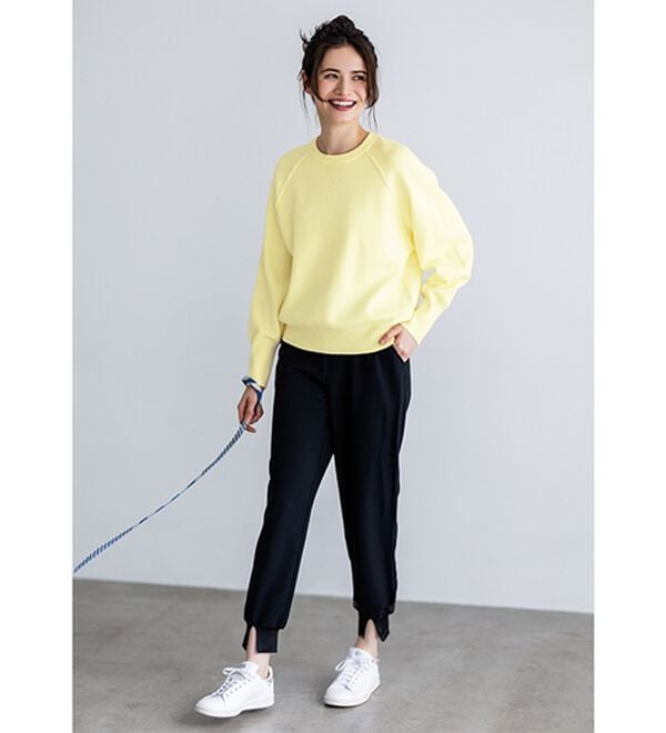 RANAN（ラナン）の「機能付き！裾スリットパンツ（フルレングスパンツ）」｜詳細画像