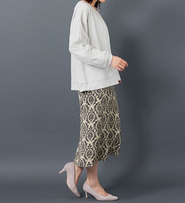 BELLUNA（ベルーナ）の「ラメ調袖チュールデザインカーディガン（その他カーディガン）」｜詳細画像