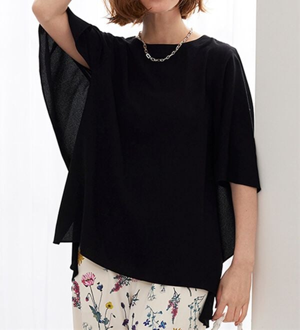 BELLUNA（ベルーナ）の「ＵＶ対策！涼やかケープ風ブラウス（ブラウス）」｜詳細画像