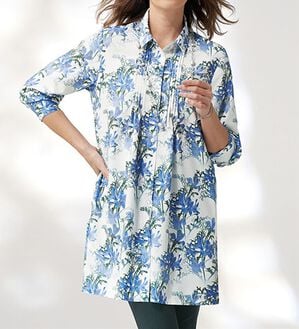 BELLUNA（ベルーナ）の「ｐｌａｎｔｉｃａ　シャツチュニック（シャツ）」｜詳細画像