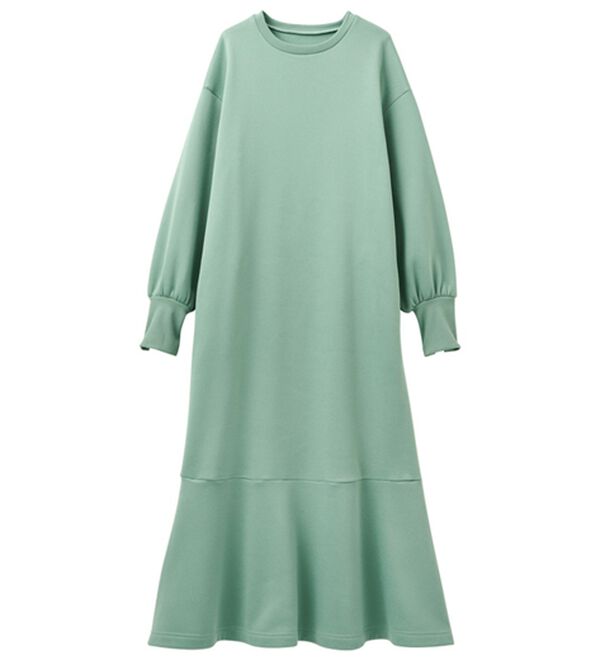 RANAN（ラナン）の「＜ＨＩＧＨ　ＳＰＥＣ＞毛玉になりにくい！ペプラムデザインワンピース（その他ワンピース）」｜詳細画像