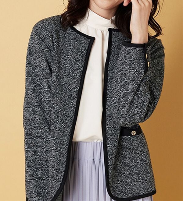 BELLUNA（ベルーナ）の「スタンド衿デザイン上品ブラウス（ブラウス）」｜詳細画像