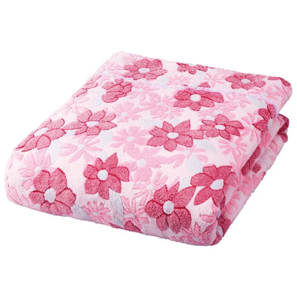 「大判花柄ケット２色組（肌掛布団・タオルケット）」｜詳細画像