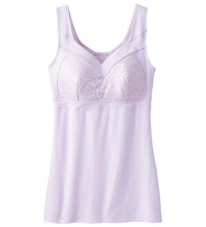 LAVIENNE（ラヴィエンヌ）の「らく～にすっきりエイジングブラキャミ（肌着・インナーウェア）」｜ラベンダー