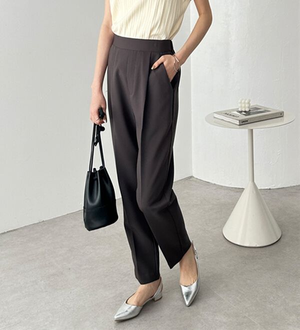 GeeRA（ジーラ）の「美脚きれい魅せ！テーパードパンツ（フルレングスパンツ）」｜詳細画像