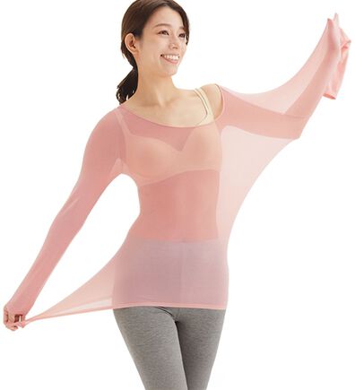 「【２枚組】綿混のびーるあったかフィットインナー（肌着・インナーウェア）」