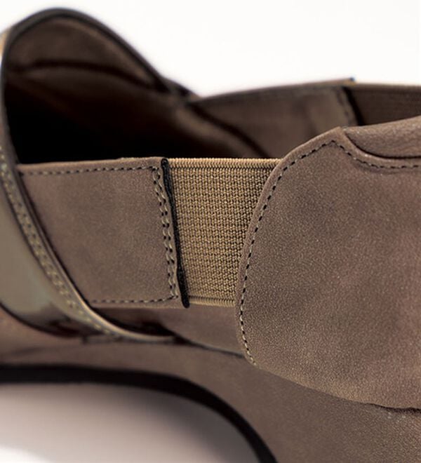 BELLUNA（ベルーナ）の「４Ｅパッチワークオープントゥパンプス（パンプス）」｜詳細画像