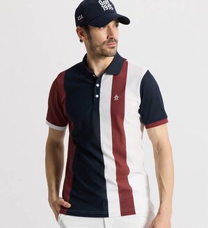 「＜マンシングウェア＞マナード&times;ＳＵＮＳＣＲＥＥＮ先染めストライプ半袖シャツ（メンズシャツ）」｜詳細画像