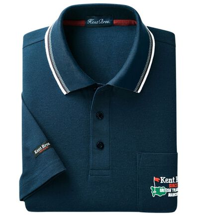 「ブランドデザイン５分袖ポロシャツ（メンズポロシャツ）」