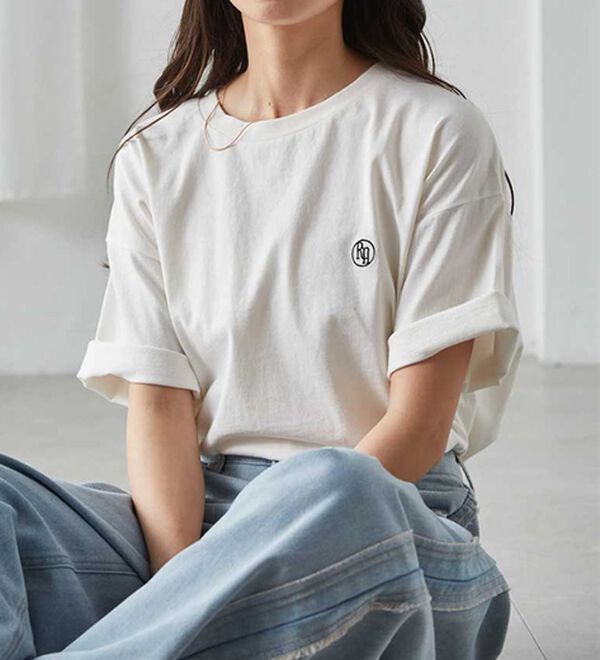 RANAN（ラナン）の「ヴィンテージライクロゴTシャツ（カットソー）」｜詳細画像