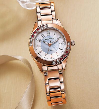 BELLUNA（ベルーナ）の「＜ピエールカルダン＞ダイヤステンレスソーラー腕時計（腕時計）」