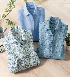 ルフラン（ルフラン）の「【３色組】暮らしの主婦シャツ（シャツ）」｜3色組