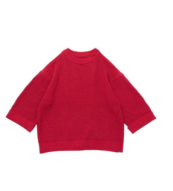 GeeRA（ジーラ）の「ハーフスリーブ着回しニット（ニット・セーター）」｜詳細画像