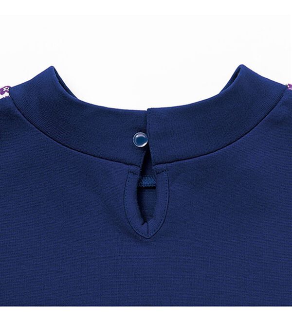 VINNO（ヴィノ）の「リバティプリント・異素材切替チュニック（チュニック）」｜詳細画像