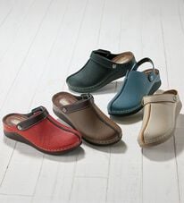 BELLUNA（ベルーナ）の「やわらかレザー調２ＷＡＹミュール（サンダル・ミュール）」