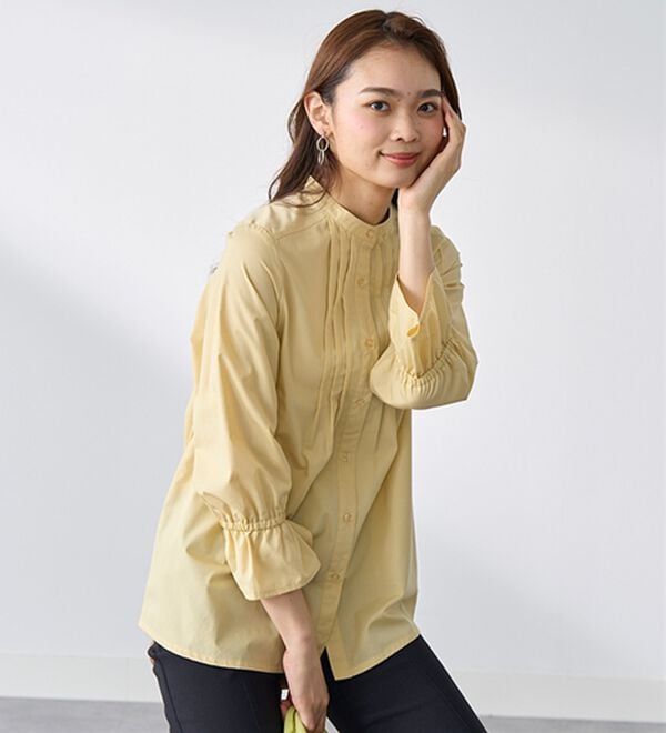 BELLUNA（ベルーナ）の「綿混素材春色ブラウス（ブラウス）」｜詳細画像