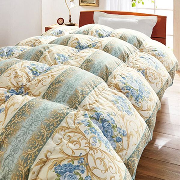 「ロイヤルゴールドラベル羽毛掛布団（掛布団）」｜ブルー