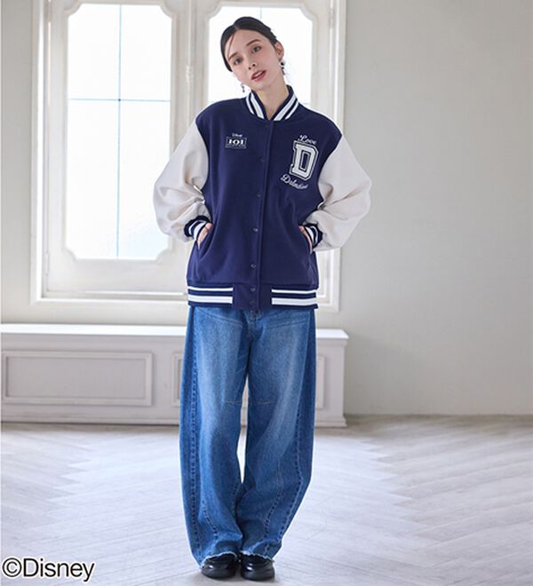 BELLUNA（ベルーナ）の「＜Ｄｉｓｎｅｙ＞【１０１匹わんちゃん】フリースボンディングスタジャン（ハーフコート）」｜詳細画像