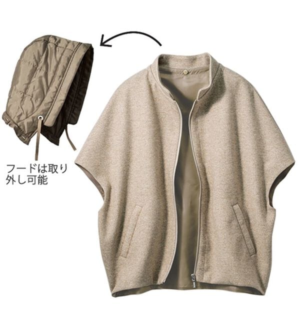 ベル　晩秋のフード付きグラニースクエアポンチョ maxresdefault.jpg