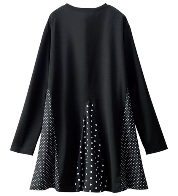 BELLUNA（ベルーナ）の「【Ｌａｇｒｉｌｕａ】ドット柄切替フレアーチュニック（チュニック）」｜詳細画像