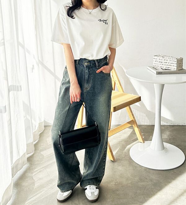 GeeRA（ジーラ）の「サガラ刺繍バックロゴＴシャツ（Tシャツ）」｜詳細画像