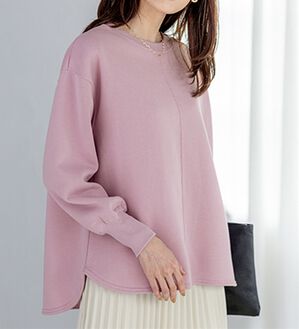 BELLUNA（ベルーナ）の「あったかキレイ！大人のこだわりトレーナー（トレーナー・スウェット）」｜ピンク