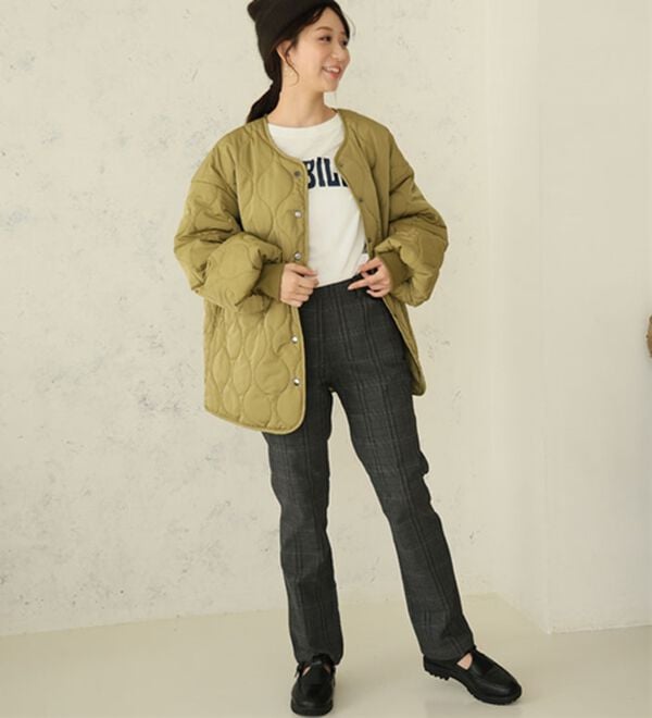 A HAPPY MARILYN（アハッピーマリリン）の「【Ｌ～５Ｌ】楽・暖・美脚！ストレッチ裏起毛パンツ（フルレングスパンツ）」｜詳細画像