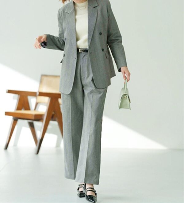 GeeRA（ジーラ）の「洗える！ストレッチカセットスーツ（その他ワンピース）」｜詳細画像